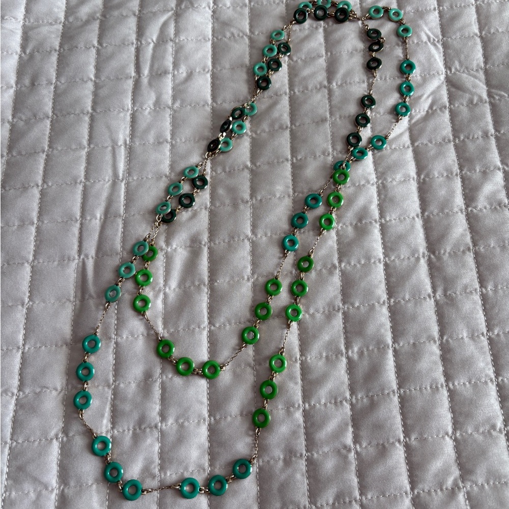 J.Crew Enamel Circle Necklace